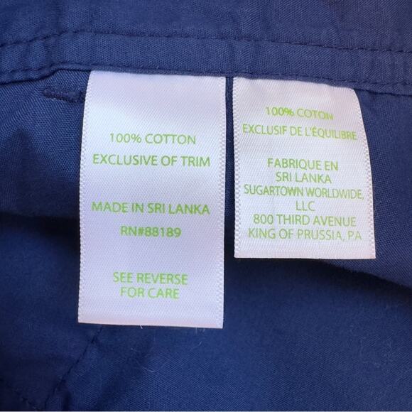 Lilly Pulitzer The Callahan Short 100% Cotton Floral Button Zipper Zip Colorful - Picture 9 of 11